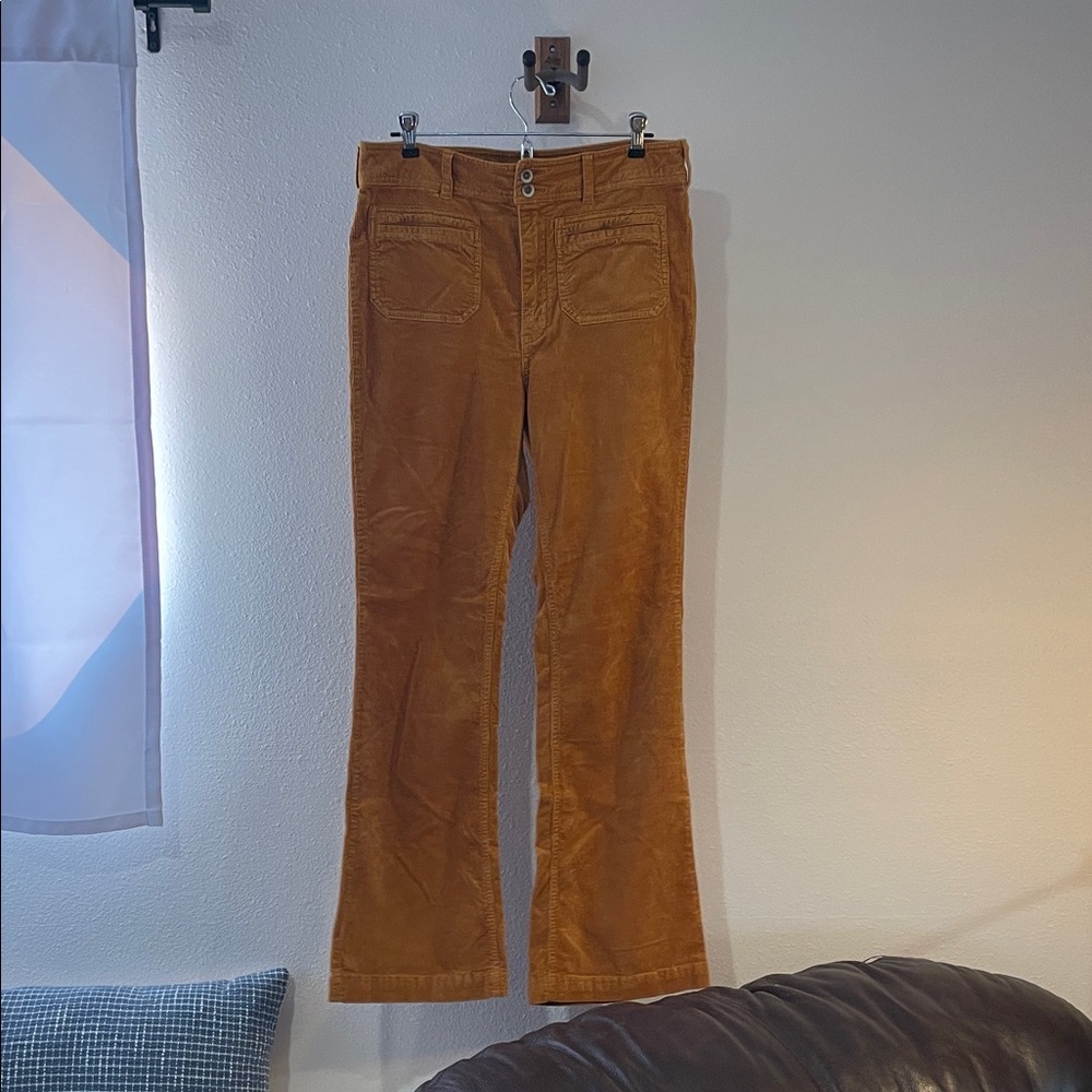 Anthropology Flare Courduroy